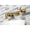 Kingston Brass KS6123ZX Two-Handle Wall Mount Bathroom Faucet, Antique Brass KS6123ZX - alternate 2